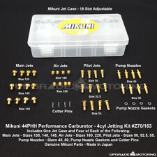 Usado, Kit de jateamento Mikuni 44PHH Perf Carb-4cyl #Z70/163 40Jets+, com estojo de 18 slots. Solex   comprar usado  Enviando para Brazil