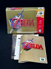 Legend of Zelda Ocarina of Time Nintendo 64 N64 caixa inserções manuais com envoltório, usado comprar usado  Enviando para Brazil