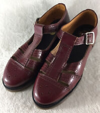 Sandálias elegantes de couro borgonha vintage Dr Martens masculinas tamanho 10 NANA Shoes comprar usado  Enviando para Brazil