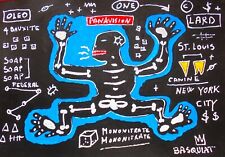 Basquiat skeleton peinture d'occasion  Nice-