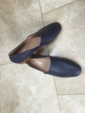 Clark navy marine leather pure tone shoes. Size 7 D. NEW for sale  Shipping to South Africa