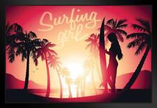 Surfing girl sunset for sale  Mount Vernon