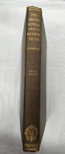Livro raro sobre cultura grega de 1924 - "O gênio grego e seu significado para nós" comprar usado  Enviando para Brazil