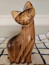 wooden cat figurines for sale  Salem