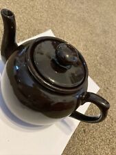Ceramic brown teapot for sale  COWES