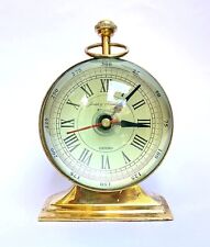 Usado, Relógio de mesa de latão feito à mão náutico vintage marítimo pequeno relógio de mesa 5 polegadas comprar usado  Enviando para Brazil