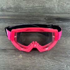 Óculos de proteção 100% motocross e mountain bike rosa com lentes transparentes comprar usado  Enviando para Brazil