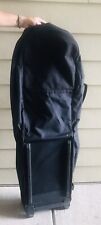 Used, Black Fabric Golf Bag Travel Bag Carrier Zip for sale  Shipping to South Africa