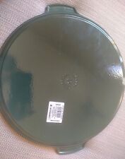 LE CREUSET Alcachofra VERDE #32 Grelha Bistrô Redonda Panela Ferro Fundido 12,5”, usado comprar usado  Enviando para Brazil