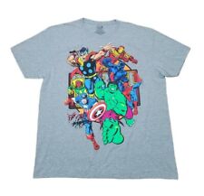Marvel Comics Avengers Talla Xl Gris T-Shirt segunda mano  Embacar hacia Spain