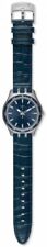 Reloj Swatch esfera azul ironía aleación metálica cuero cuarzo para damas YTS408 segunda mano  Embacar hacia Argentina