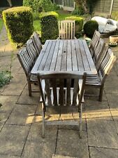 Hardwood patio table for sale  BRIDGNORTH