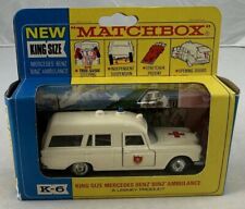 Usado, King Size 1967 Lesney Matchbox modelo fundido Mercedes Benz Binz ambulância na caixa comprar usado  Enviando para Brazil