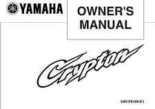 Manual do proprietário Yamaha 2004 T105E Crypton & 2004 T105SE Crypton comprar usado  Enviando para Brazil