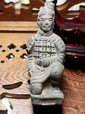 Vintage Lifelike Clay Fired Hand Made Statue Great Terra Cotta Warriors Chinese for sale  Shipping to Canada