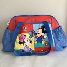 Bolsa de pañales vintage Disney bebés bebé Mickey Minnie mariposas Ladybugs vinilo segunda mano  Embacar hacia Argentina