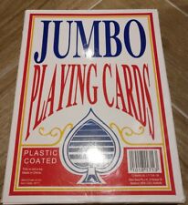 Jumbo playing cards for sale  SPALDING