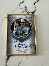 2023 TOPPS TRANSCENDENT ROBIN YOUNT BLUE GOLD FRAME AUTO 9/10 BREWERS for sale  Shipping to South Africa