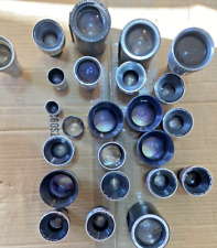 LOT OF 24 VINTAGE PROJECTOR LENSES 8MM & 16MM for sale  Shipping to South Africa