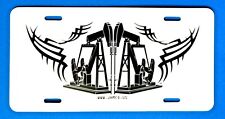 20 Oilfield Trash Pump Jack License Plate Oil well sticker sign drill roughneck for sale  Taylors