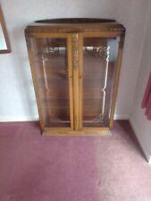 1930s display cabinet for sale  CANNOCK