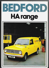 Bedford HA 110 130 Van 1976-77 UK Market Foldout Sales Brochure Vauxhall Viva for sale  UK