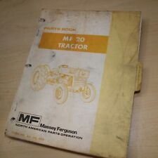 MF MASSEY FERGUSON 20 Tractor Parts Manual book catalog spare wheel farm list  d'occasion  Expédié en France