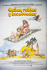 BELLAS RUBIAS Y BRONCEADAS  --  Poster Cartel de Cine segunda mano  Embacar hacia Argentina
