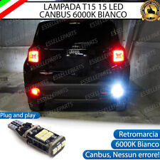 LAMPADA T15 W16W 15 LED CANBUS PER JEEP RENEGADE 6000K BIANCO RETROMARCIA usato  Italia