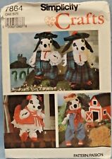 Simplicity craft pattern for sale  Morris