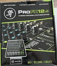Mackie ProFX12v3 12-Channel Analog Mixer with Onyx Mic Preamps, Effects and USB, used for sale  Shipping to South Africa