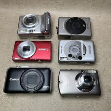 LOT of 6 Canon Powershot ELPH Digital Cameras A4000 IS - SX230 HS - A550- SD900 for sale  Shipping to South Africa