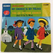 Disco de vinilo 1956 Ricky Zahnd My Church Is My Palace Go To Your Church 45 rpm segunda mano  Embacar hacia Argentina