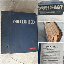 Photo Index Lab Lifetime edición limitada 1962 Morgan & Publishers dorado inglés segunda mano  Embacar hacia Argentina