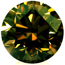 Used, 2.36 ct VVS1/9 mm` CHAMPAGNE BROWN ROUND LOOSE MOISSANITE DIAMOND FOR RING for sale  Shipping to South Africa