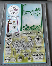 Birds feather embossing for sale  RIPLEY