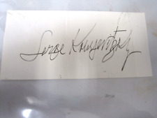 Sergei koussevitzky signature for sale  Alfred