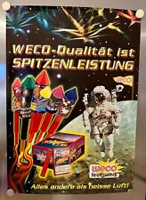 Weco feuerwerk poster gebraucht kaufen  Hamburg