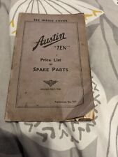 1938 austin ten for sale  LITTLEHAMPTON
