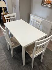 White dining table for sale  LYTHAM ST. ANNES