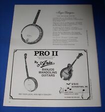 Saga banjo aria for sale  Claremont