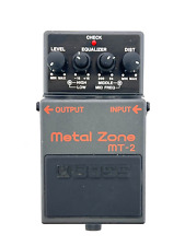 Pedal efecto para guitarra Boss Roland MT-2 distorsión zona metálica alta ganancia probado segunda mano  Embacar hacia Argentina