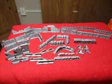 Used, 39 Pcs. Plastic Military Battle Tested Fortress/Bunker Gray Plastic HO Scale for sale  Shipping to South Africa