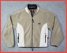 Used, Helly Hansen Sherpa Fleece Full Zip Jacket Women's Size Medium Tan White Sweater for sale  Austin