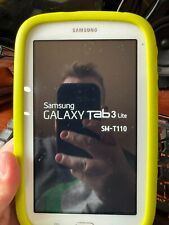 Samsung Galaxy Tab 3 Lite SM-T110 Wi-Fi 7" 8GB Muy bueno= paquete de funda y tableta segunda mano  Embacar hacia Argentina
