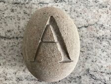 Stone initial paperweight for sale  BEXHILL-ON-SEA
