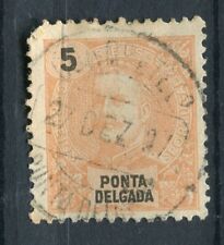 PORTUGAL PONTA DELGADA; 1890s início da edição Carlos bem usado Sombra de 5r. valor, usado comprar usado  Enviando para Brazil