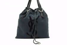 Bolsa de ombro Yves Saint Laurent Rive gauche Kahala lona azul marinho 8244h comprar usado  Enviando para Brazil