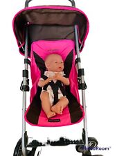 Used, Maclaren Quest Coffee/Carmine Rose Doll Stroller for sale  Shipping to South Africa