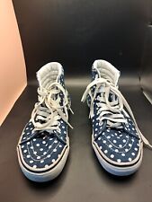 Zapatos de patín Vans Hi Top, 6,5 mezclilla azul de EE. UU. y lunares blancos  segunda mano  Embacar hacia Argentina